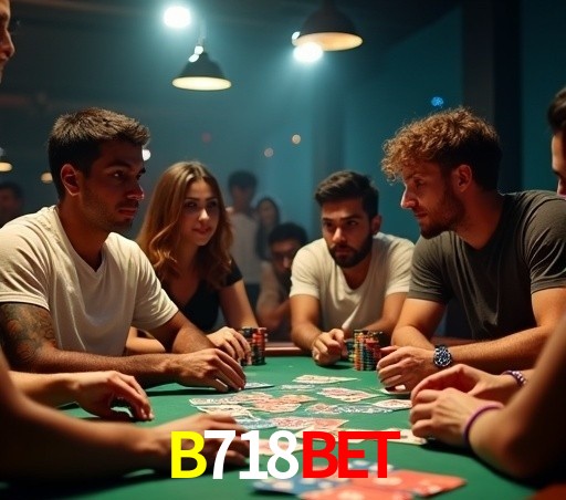 Interface moderna da plataforma B718Bet